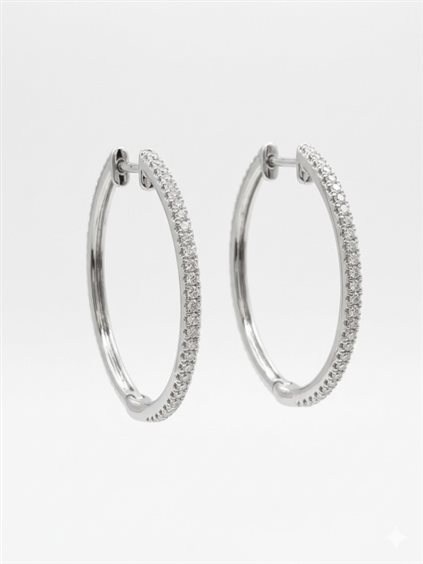 Pendientes Giorgio Visconti Mujer in Oro blanco Diamante 0.26 Ct BBX39227 - BBX39227